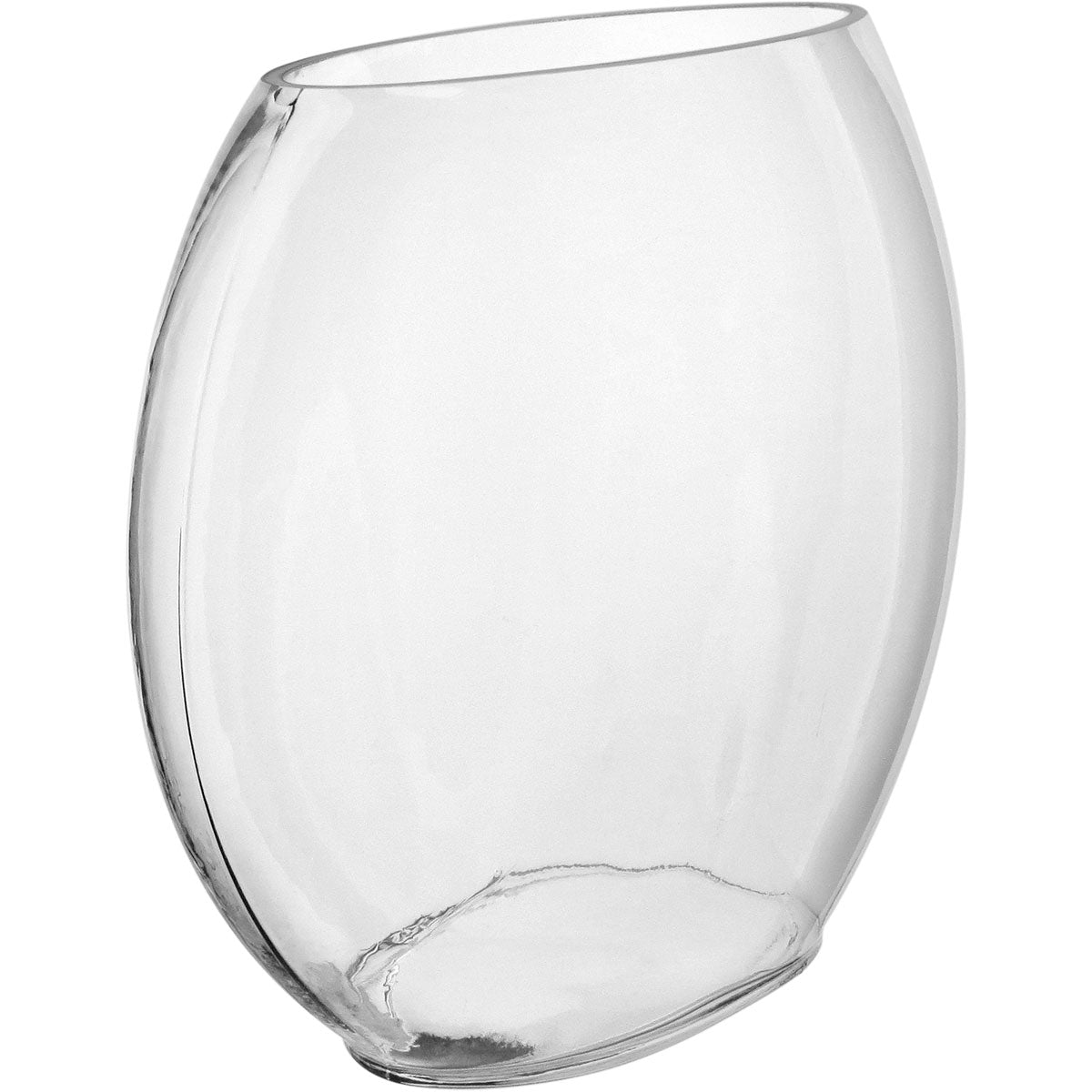 Vaso Redondo Home&co Vidro 33x42x15cm Transparente