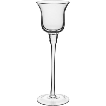 Conjunto de Castiçais em Vidro Transparente Home&Co - 3 Peças