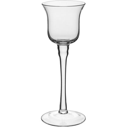 Conjunto de Castiçais em Vidro Transparente Home&Co - 3 Peças