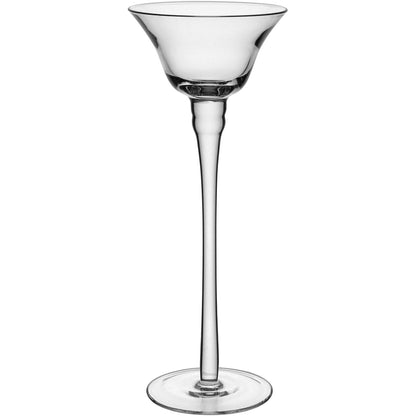 Conjunto de Castiçais de Vidro Transparente 3 Peças Home&Co Eco Crystal