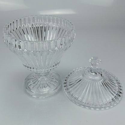 Potiche Redondo Transparente Home&Co 27x17cm Vidro com Tampa Eco Crystal