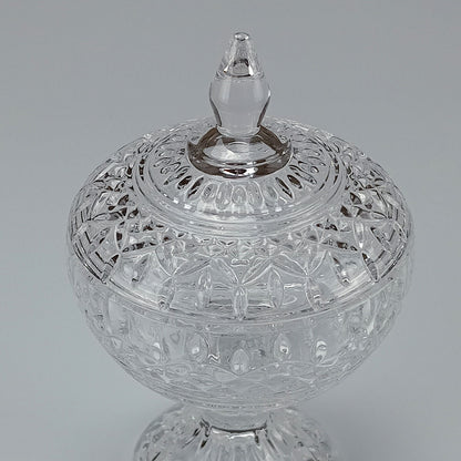 Potiche Redondo Home&Co 17cm Vidro Transparente com Tampa Eco Crystal