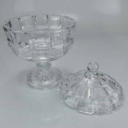 Potiche Redondo Transparente em Vidro Home&Co com Tampa Eco Crystal 26,5cm