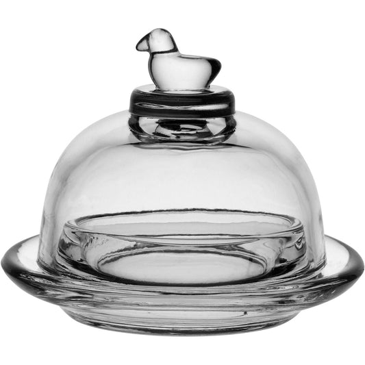 Manteigueira com Tampa de Vidro Home&Co 7x9cm Transparente