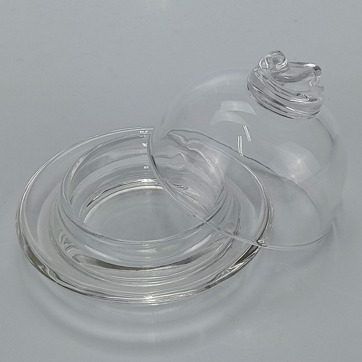 Manteigueira com Tampa de Vidro Home&Co 7x9cm Transparente