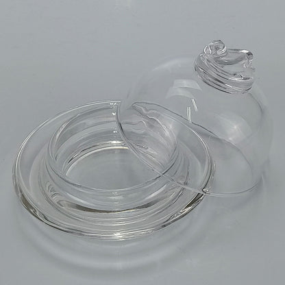 Manteigueira com Tampa de Vidro Home&Co 7x9cm Transparente