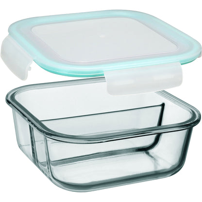 Pote Hermético Home&Co 1,2L Vidro Temperado Transparente 2 Divisões