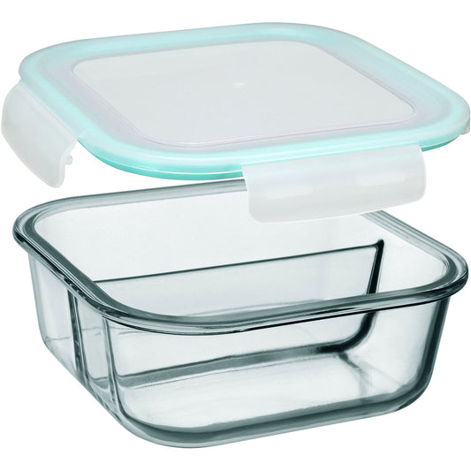 Pote Hermético Home&Co 1,2L Vidro Temperado Transparente 2 Divisões