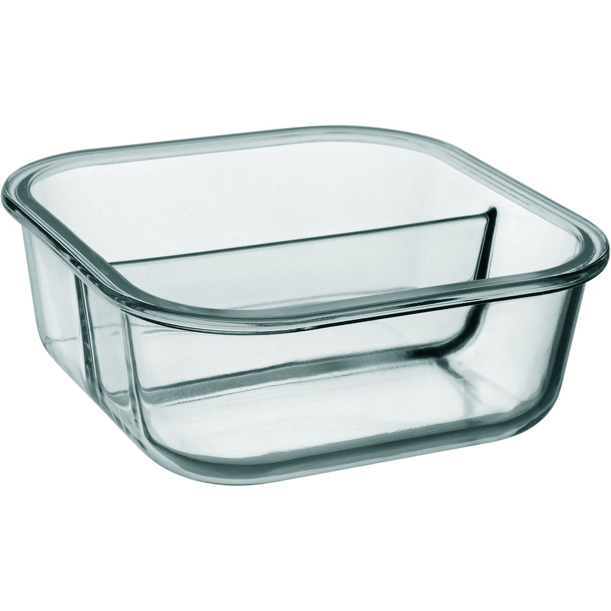 Pote Hermético Home&Co 1,2L Vidro Temperado Transparente 2 Divisões