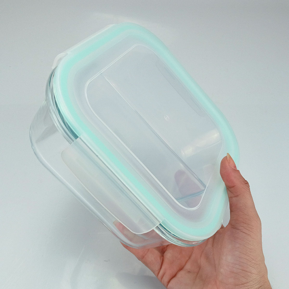 Pote Hermético Home&Co 1,2L Vidro Temperado Transparente 2 Divisões