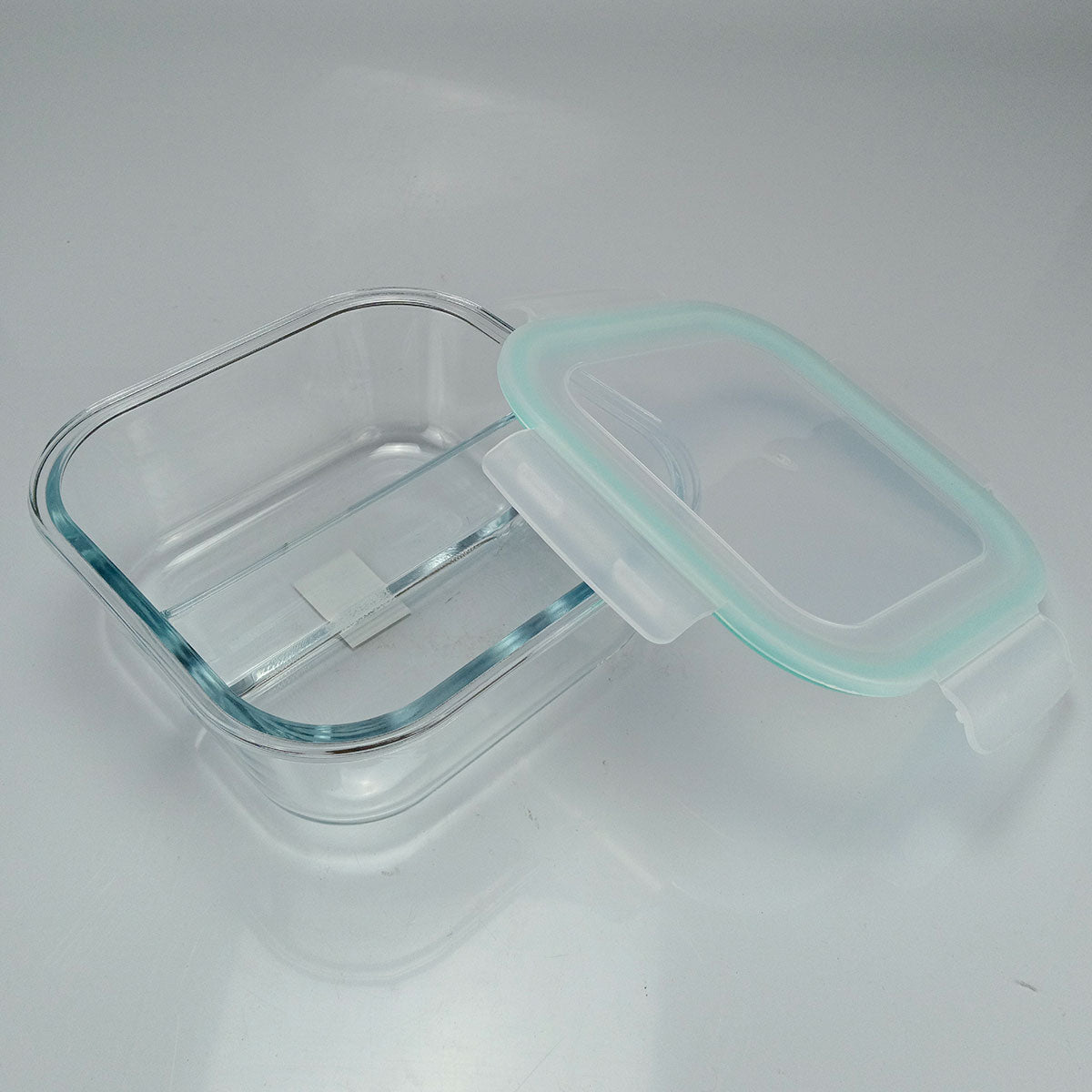 Pote Hermético Home&Co 1,2L Vidro Temperado Transparente 2 Divisões