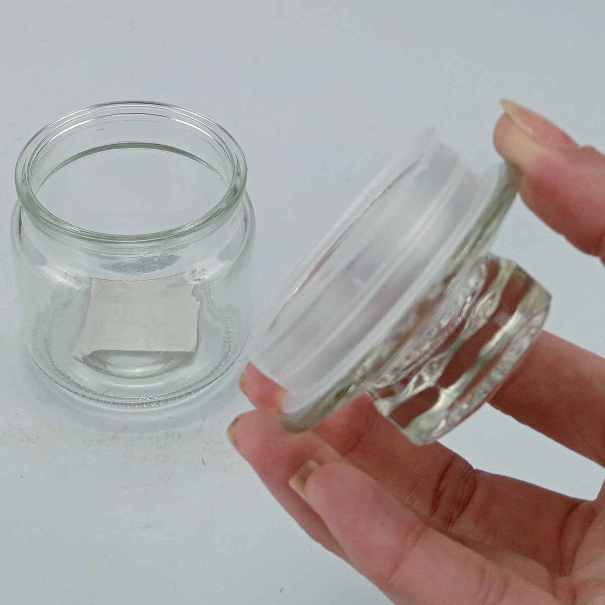 Porta Condimentos em Vidro Transparente Home&Co 9x7x7cm