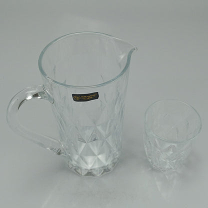 Jogo de Jarra e Copos Home&Co Eco Crystal 270ml Vidro Transparente