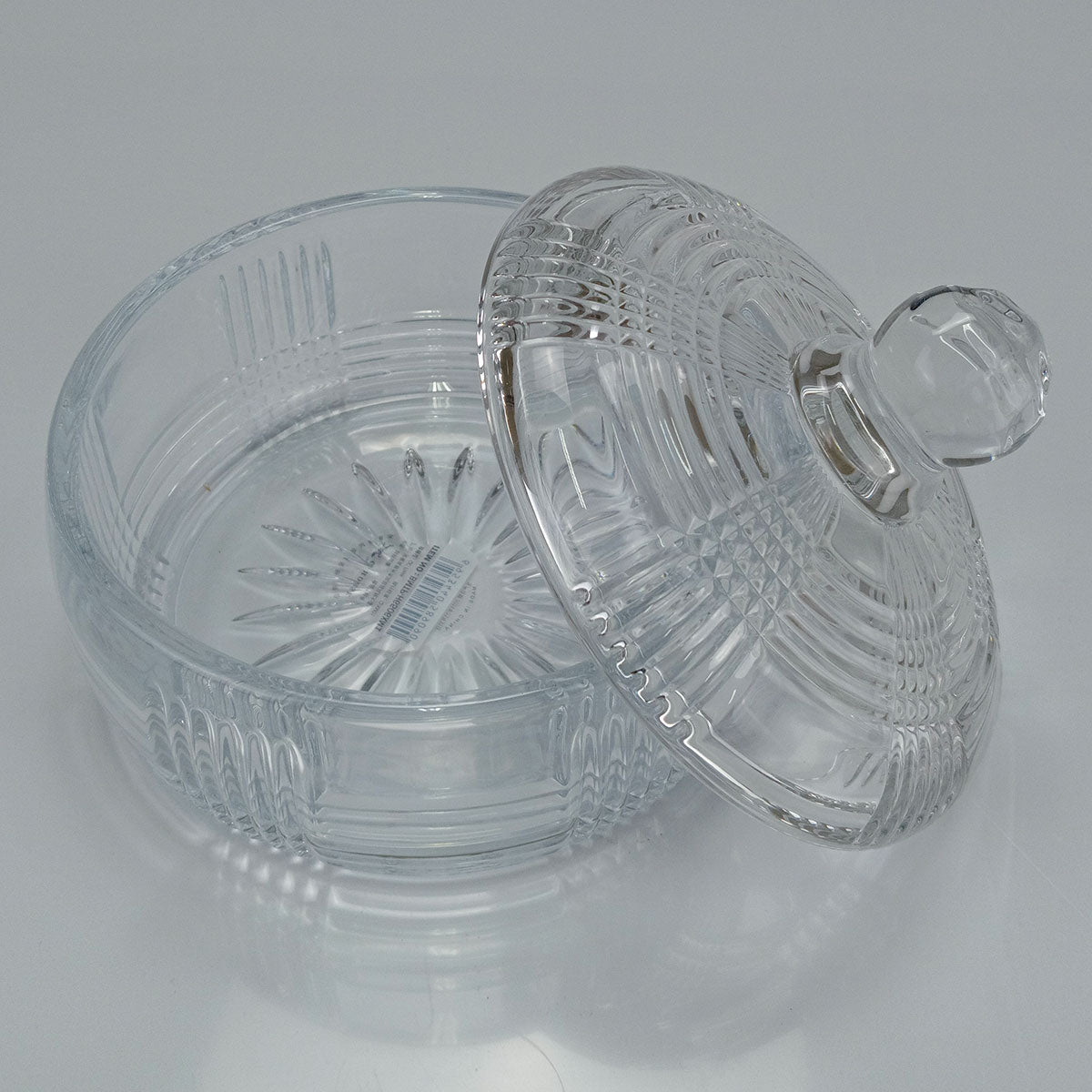 Potiche Redondo Transparente Home&Co 12x14cm com Tampa em Vidro