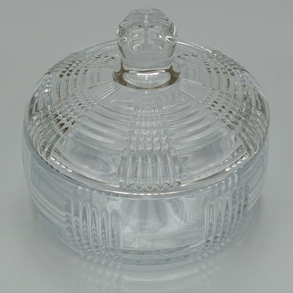 Potiche Redondo Transparente Home&Co 12x14cm com Tampa em Vidro