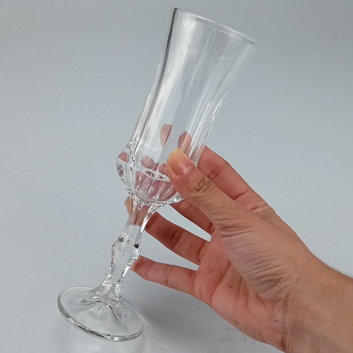 Jogo de 6 Taças de Champanhe Home&Co Eco Crystal 150ml Transparente