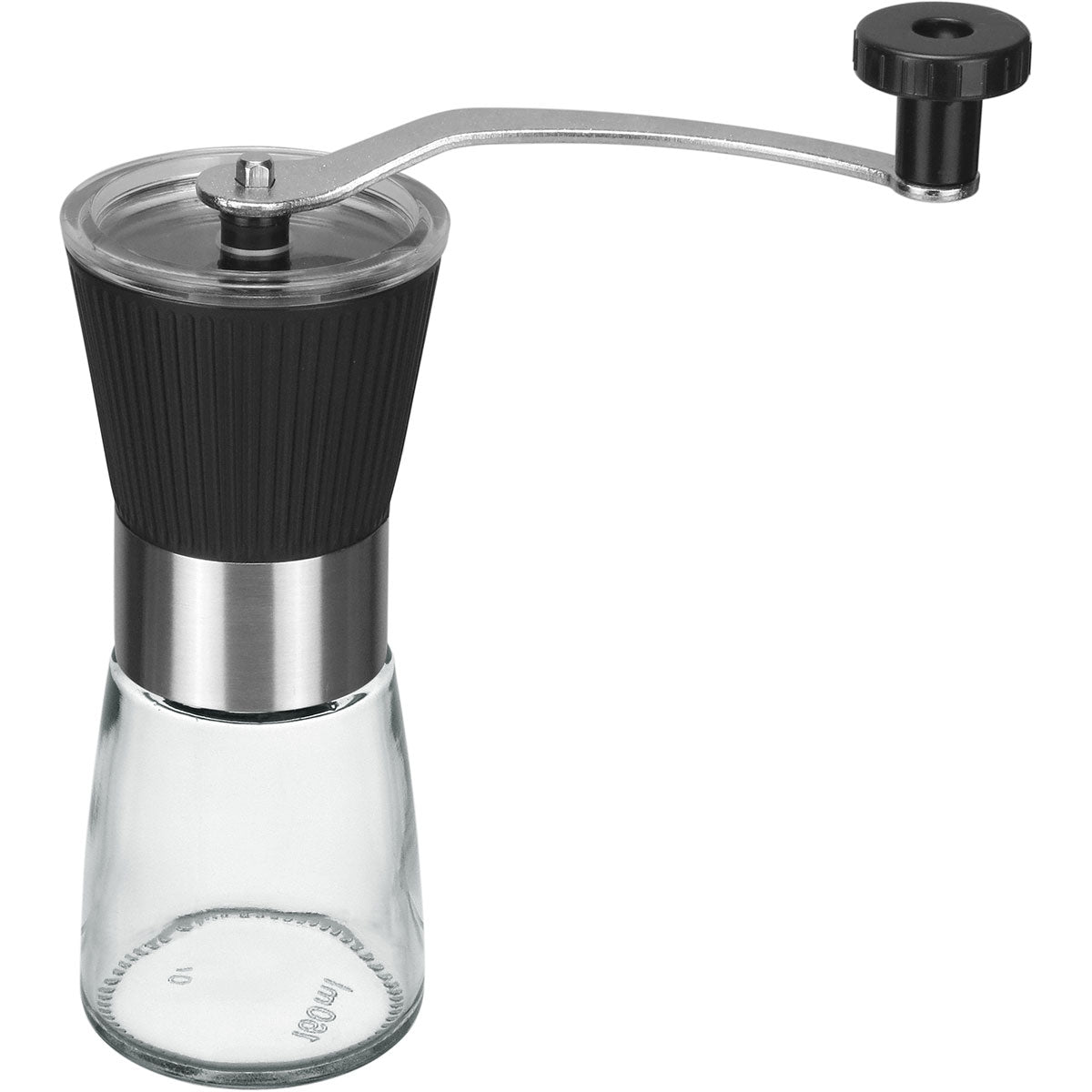 Moedor de Café Home&Co Vidro Transparente 17x7cm Mecanismo Ajustável