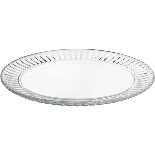 Prato de Bolo Redondo Home&Co Vidro Transparente 31x31cm