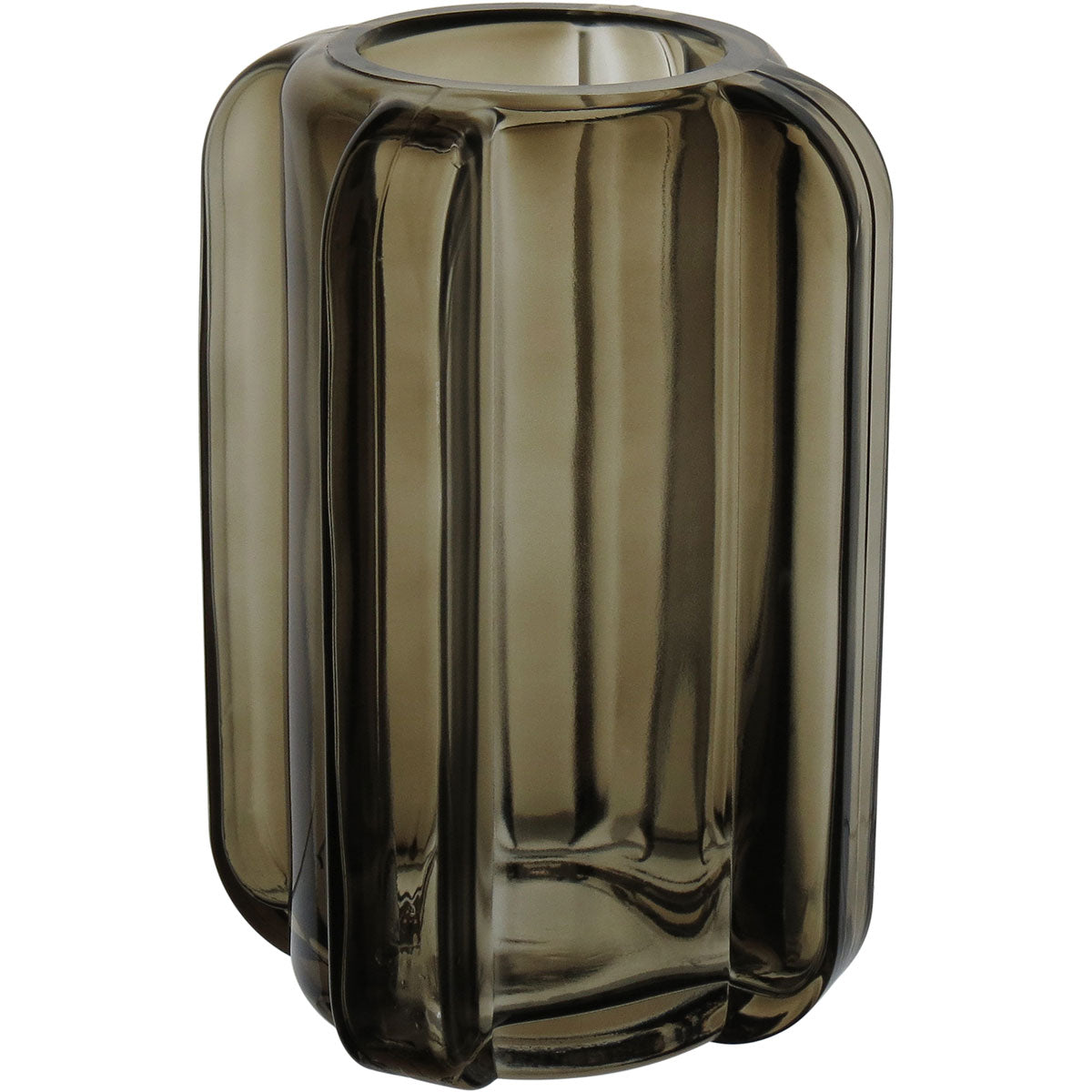 Vaso Decorativo em Vidro Marrom Home&Co 20x11cm para Flores