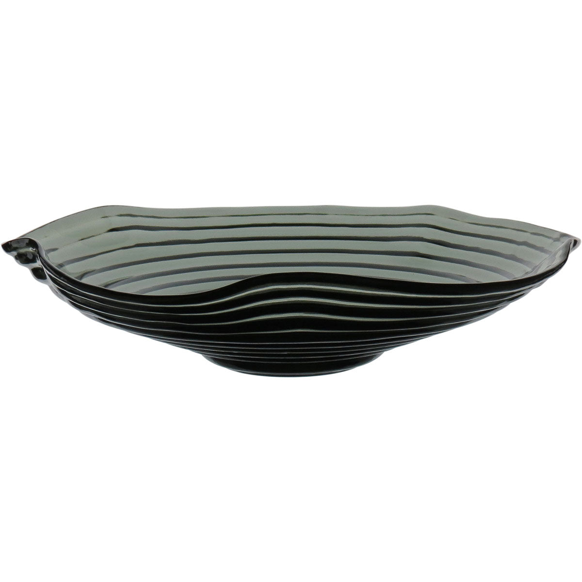 Centro de Mesa Decorativo Fumê Vidro 34x34cm Home&Co