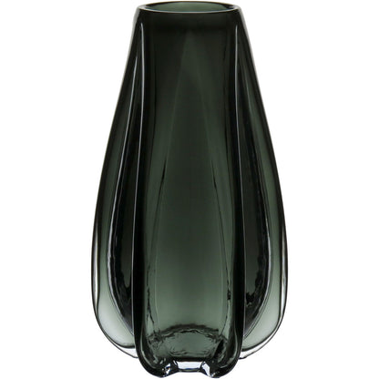 Vaso Decorativo de Vidro Fumê Home&Co 35x17cm para Flores