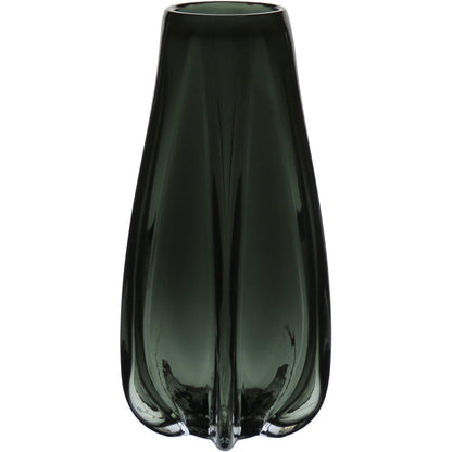 Vaso Decorativo de Vidro Fumê Home&Co 35x17cm para Flores