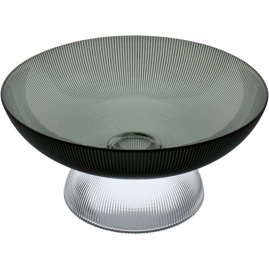 Centro de Mesa Decorativo Home&Co Vidro Fumê 15x30x30cm