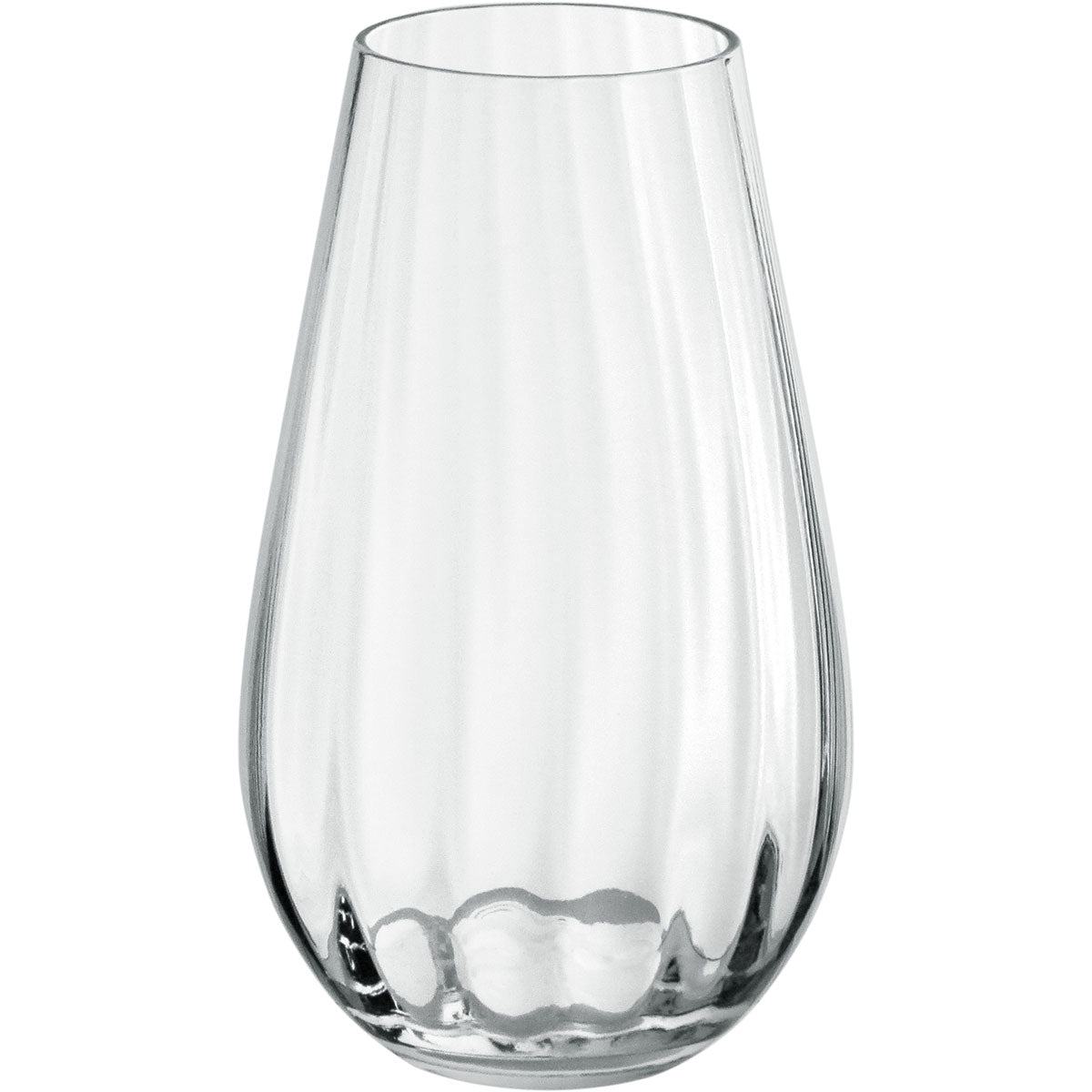Vaso Decorativo Home&Co Transparente em Vidro 25x16cm para Flores