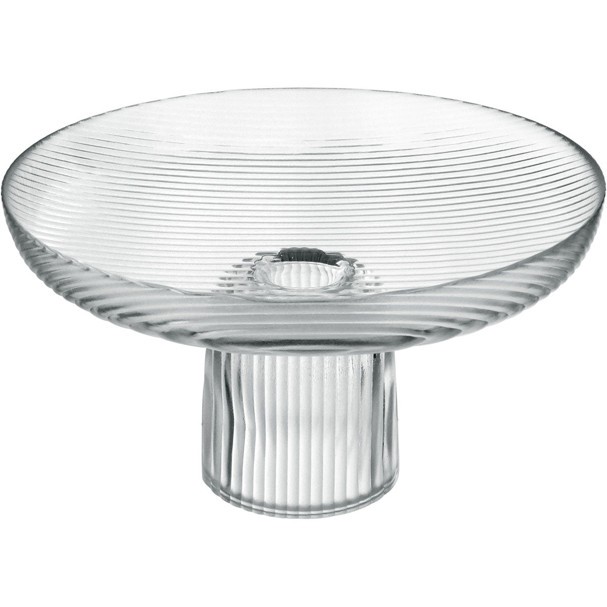 Centro de Mesa Vidro Transparente Home&Co 17x30cm Decorativo