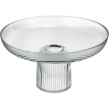 Centro de Mesa Vidro Transparente Home&Co 17x30cm Decorativo