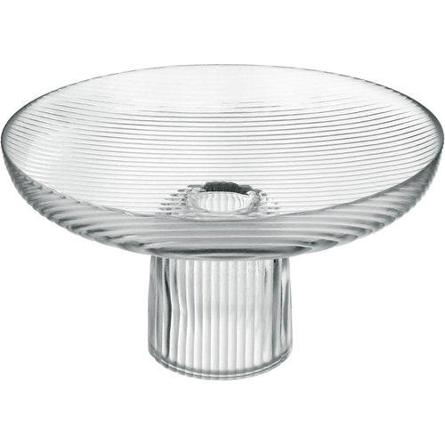 Centro de Mesa Vidro Transparente Home&Co 17x30cm Decorativo