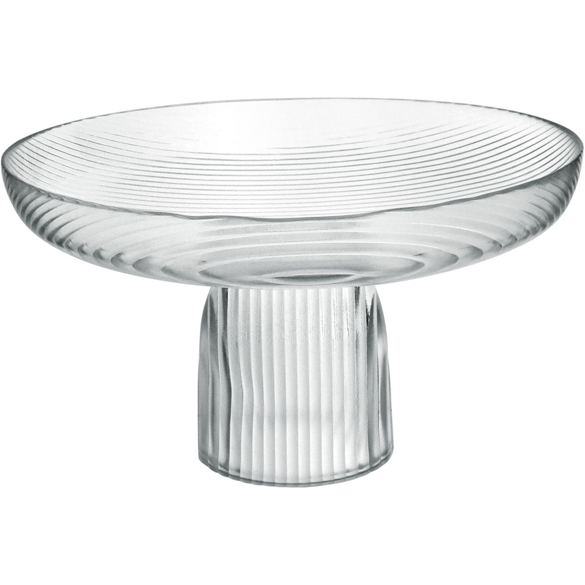 Centro de Mesa Vidro Transparente Home&Co 17x30cm Decorativo