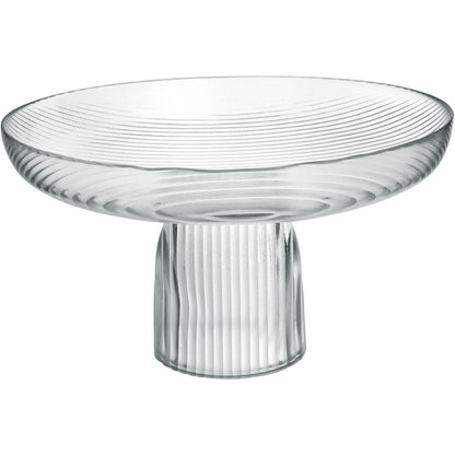 Centro de Mesa Vidro Transparente Home&Co 17x30cm Decorativo