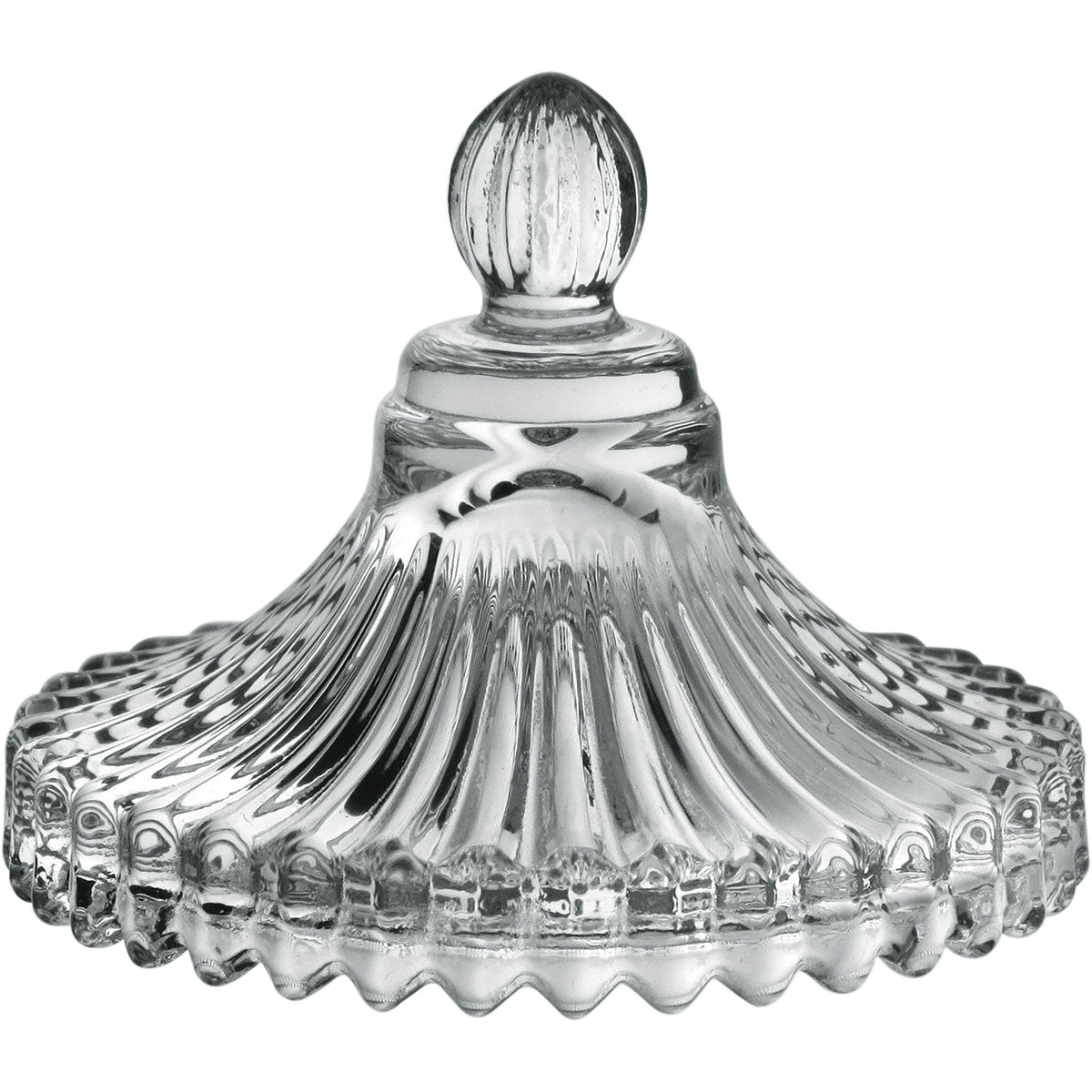 Potiche Redondo Transparente Home&Co 9x6cm Vidro com Tampa