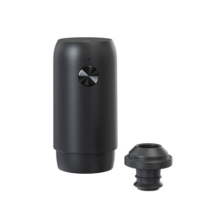 Tampa a Vácuo para Vinho Home&Co Plástico Preto 10x5cm