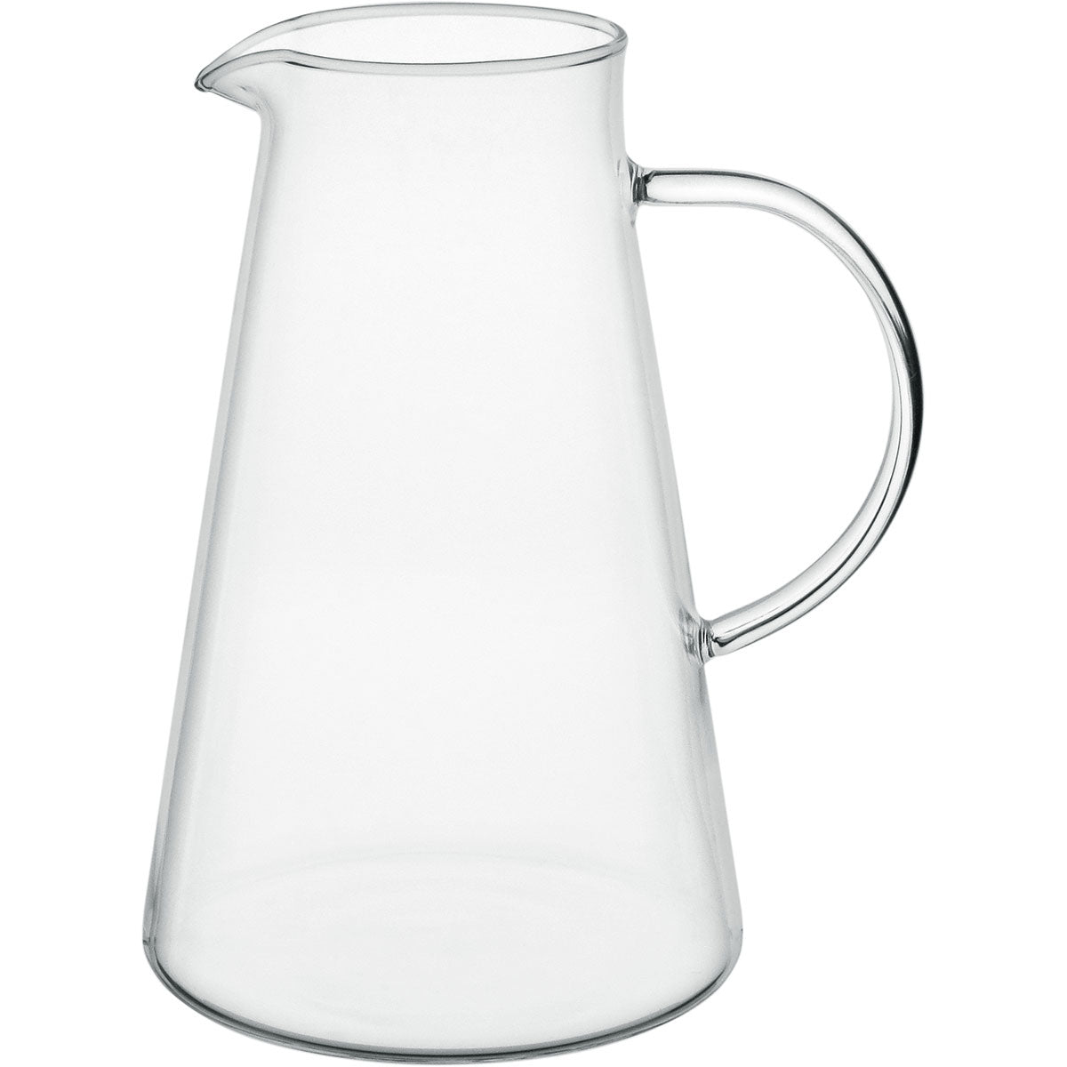 Jarra de Vidro Borossilicato 1,8L Transparente com Tampa Antiderrame