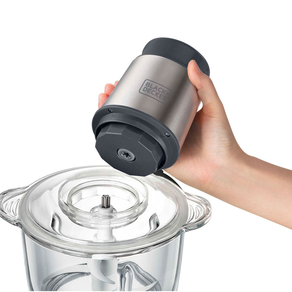 Processador de Alimentos Black+Decker Gourmand 800W 127V Cinza