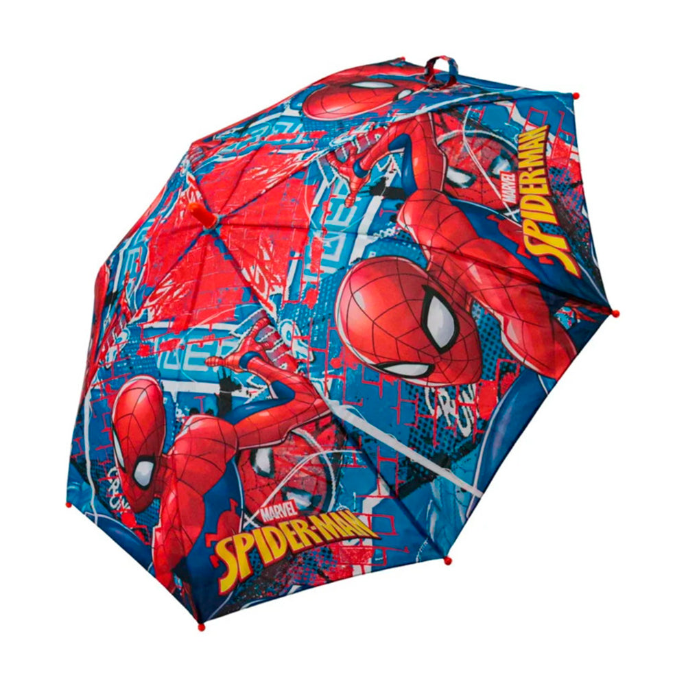 Guarda-Chuva Automático Infantil Homem Aranha Tecido 70cm