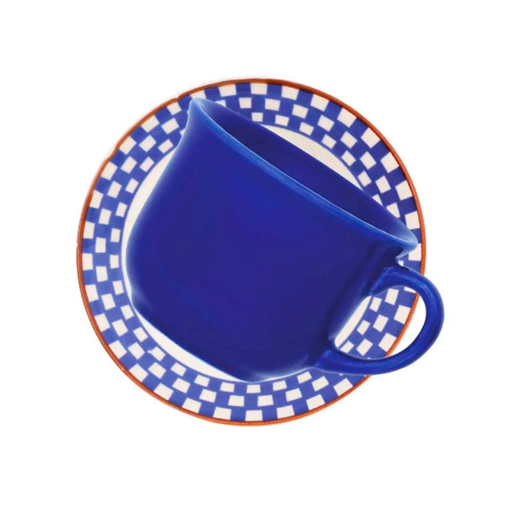 Aparelho de Jantar Chá 12 Peças Donna Jardim Cerejas Porcelana