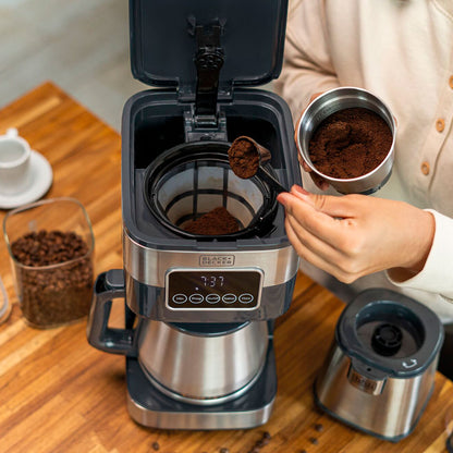 Cafeteira Elétrica Programável Touch Gourmand 127V Black+Decker Inox