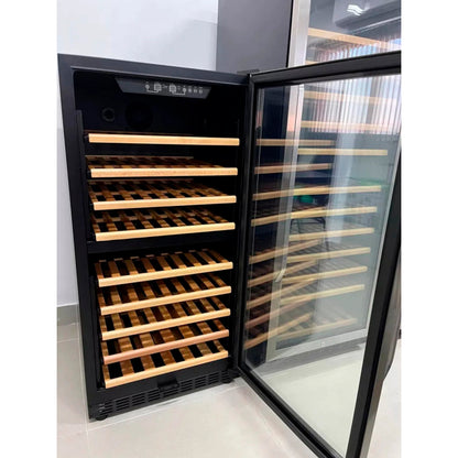 Adega Climatizada Krauer Dual Zone 68 Garrafas 220V com Compressor Silencioso e Vidro Duplo