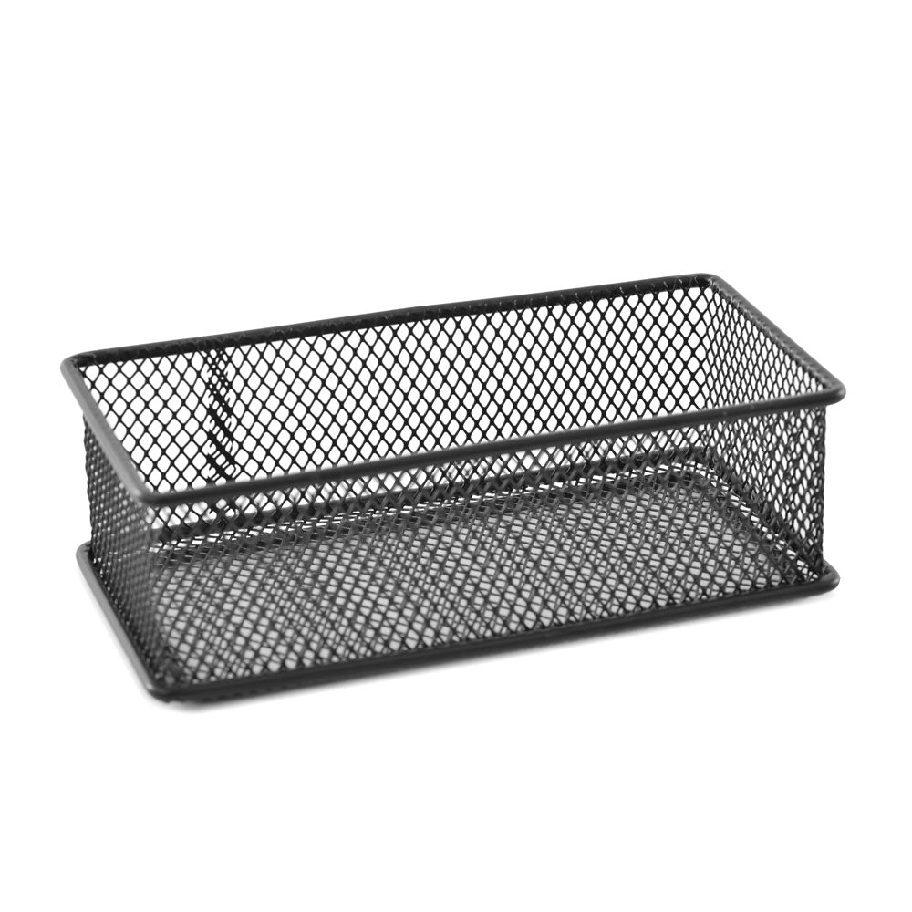Organizador Aramado Office Mai Home Preto 15x5x7,5cm Metal Resistente