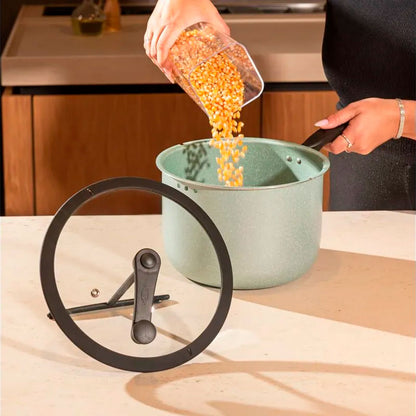 Pipoqueira Antiaderente 5,5L Verde Brinox Ceramic Life