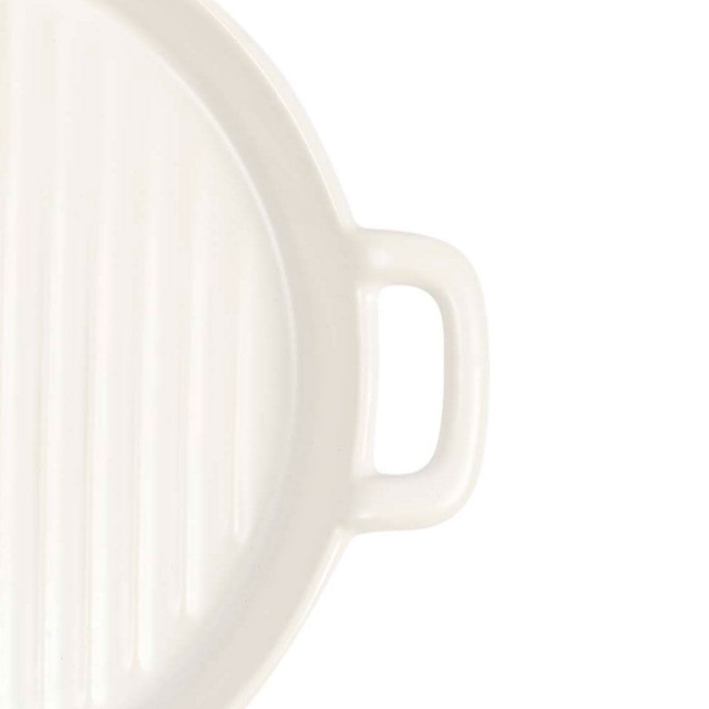 Travessa Cerâmica Redonda Branca 20cm Mai Home Gourmet