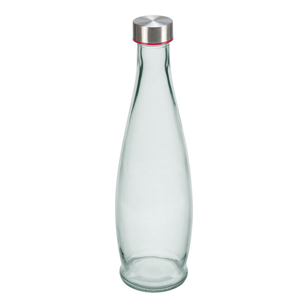 Garrafa de Vidro 1L Home&Co para Água, Sucos e Leite com Tampa Vedação