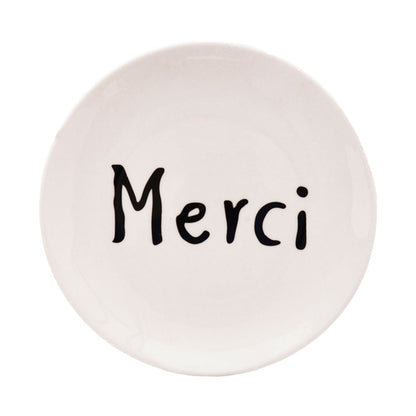 Prato Sobremesa Cerâmica Tea Merci 20cm Mai Home Alta Qualidade