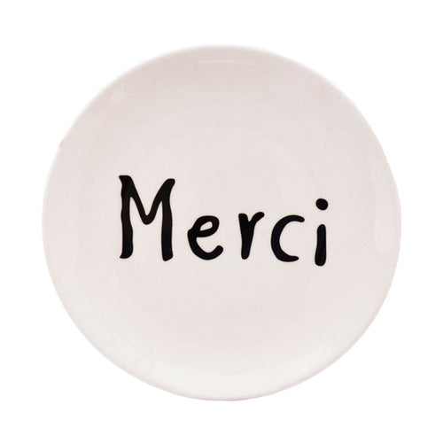 Prato Sobremesa Cerâmica Tea Merci 20cm Mai Home Alta Qualidade