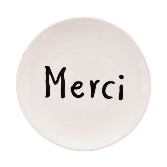 Prato Sobremesa Cerâmica Tea Merci 20cm Mai Home Alta Qualidade