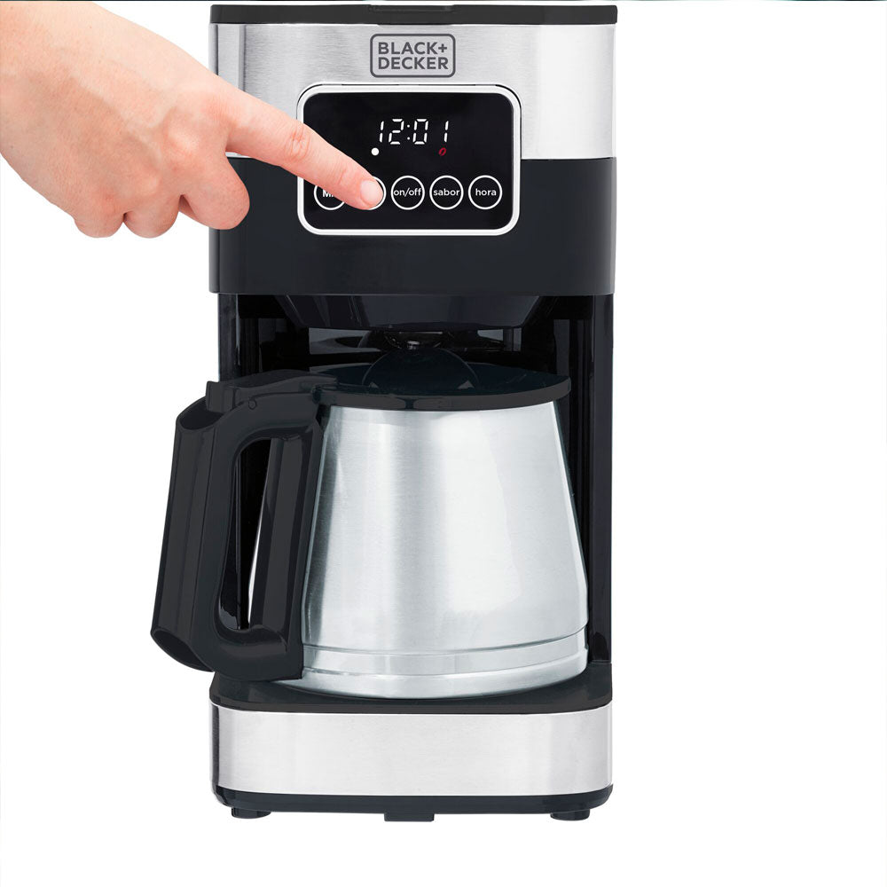Cafeteira Elétrica Programável Touch Gourmand 127V Black+Decker Inox
