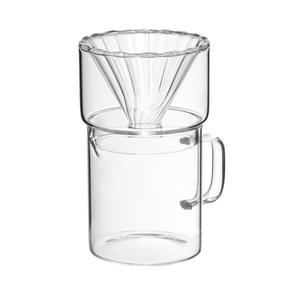 Jogo Passador de Café em Vidro 500ml com Suporte para Filtro